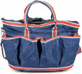 Jeffers Poplar Head Grooming Bag – Horse Grooming Organizer Tote with Pockets for Brushes, Tools, Clippers, Shampoo, Detangler – Stable Barn Kit Carrier for Horses, Pets, Livestock, Allegiance