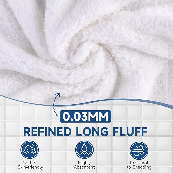 Coral Velvet Washcloths Bulk -240 Pack, Highly Absorbent and Soft White Face Towels, Multi-Purpose Washcloths and Hand Towels for Bathroom, Hotel, Spa and Gym, 12 x 12 inches