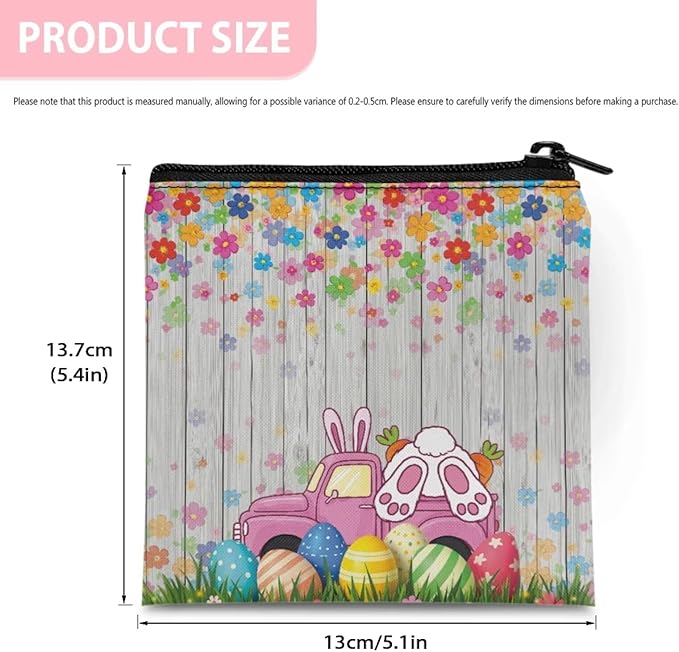 Easter Floral Bunny Bag Convenient Period Bags Waterproof Portable Novelty Sanitary Napkin Organizer for Women