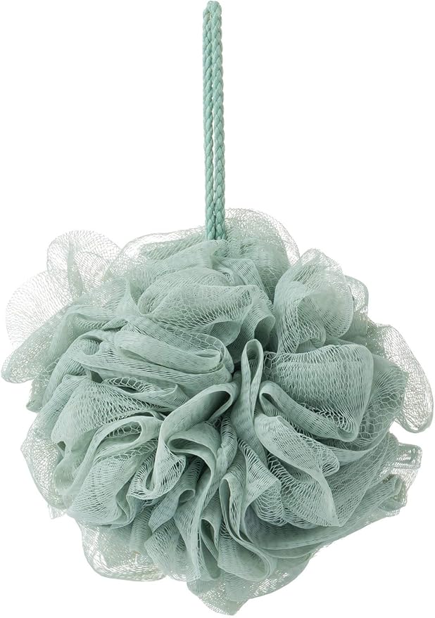 Bath Sponges, Shower Loofah for Body Exfoliation(1 pcs, Green)