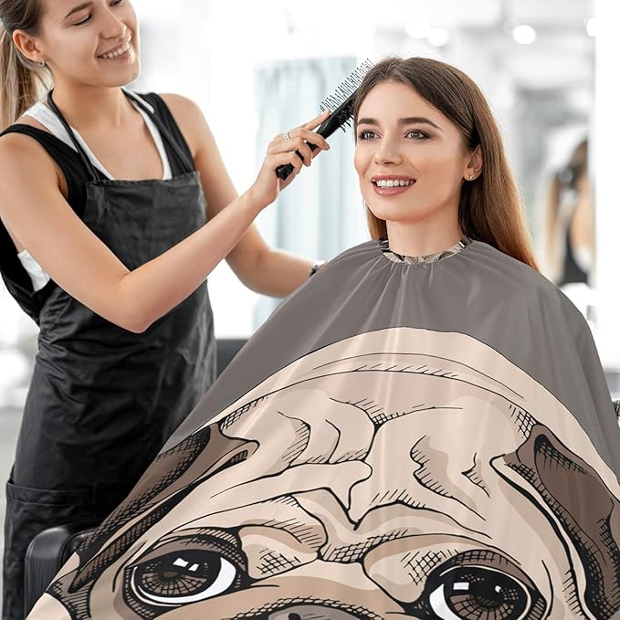 visesunny Professional Barber Cape Polyester Hair Cutting Salon Cape Apron Anti-Static Beard Bib