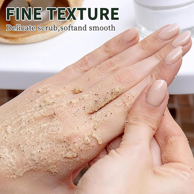 Tea Tree Body & Foot Scrub 7.05oz - Exfoliating & Deep Cleansing Scrub with Natural Tea Tree Oil, Mint & Dead Sea Salt - Refreshing Skin Care for Men & Women - Smooth & Revitalizing Body Scrub