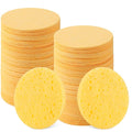150 Pcs Compressed Facial Sponges Natural Cosmetic Spa sponges 2.5 Inch for Women Facial Cleansing Exfoliating Mask, Makeup Removal Pads