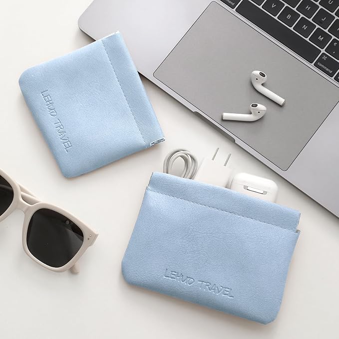 RIGHT AWAY 2 PCS Small Makeup Bag for Purse,Mini Cosmetic Organizer Make Up Bag for Women,Squeeze Coin Purse Pouch,Portable Tiny Makeup Pouches for Cosmetic Accessories,Lipstick, Jewelry, Card, Coins