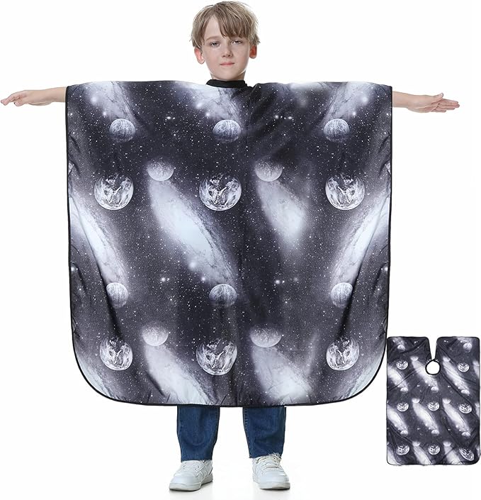 Kids Barber Cape - Professional Hair Cutting Cape,Salon Capes for Hair Stylist Shampoo Haircut Cape Barber Supplies