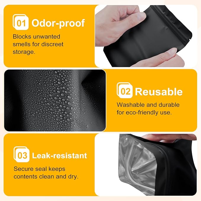 300-Pack Black Discreet Sanitary Disposal Bags - Waterproof and Leak-Proof.Opaque Feminine Hygiene Waste Bags for Tampons,Pads & Liners(Black)