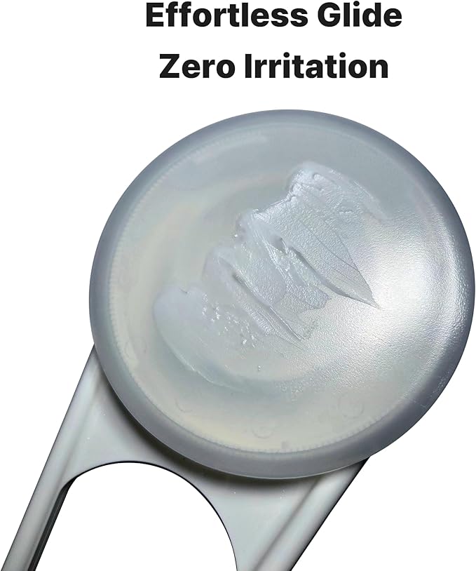SELYBACK Silken-Smooth Back Lotion Applicator with Long Handle & 2 Replaceable Heads - Delivers an Effortless, Flawless Glide for Hard to Reach Skin