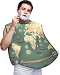 Maryland Flag Print Beard Bib Shaving Apron, Beard Hair Trimming Cape Gift For Dad