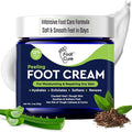 FOOT CURE Tea Tree Oil Foot Cream - Moisturizing Athletes Foot Care for Dry Cracked Feet Cream - Heel & Callus Removal, Toenail Treatment, Ringworm Itchiness Relief - Foot Cream, 2 Ounce (Pack of 1)