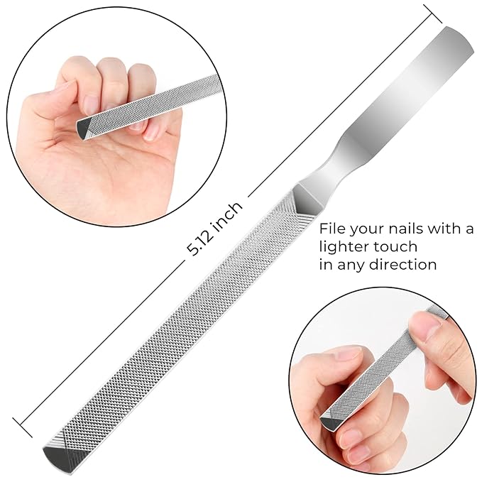 JTIEO 9PCS Toenail Clippers Toe Nail Clippers Podiatrist Toenail Clippers Toenail Clippers for Thick Nails Toe Nail Kit Stainless Steel Toenail Clipper Ingrown Toenail Tool Toe Nail Kit (Silver)