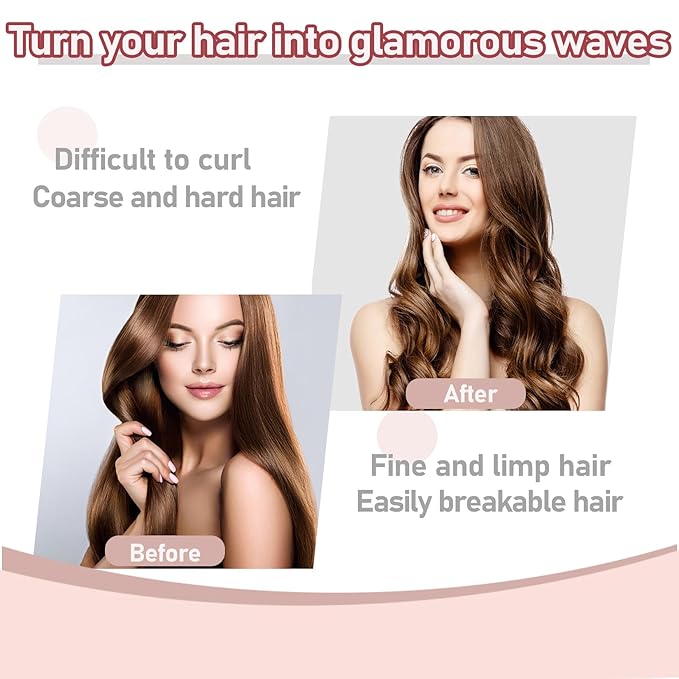 Satin Sponge Hair-Rollers for Women - 9Pcs Soft Foam Rollers to Sleep in, Heatless Overnight Curlers for Short/Long Hair, No Heat Hair Curlers with Dent-Free Satin Surface