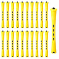 60 Pcs Perm Rods for Long Hair, Cold Wave Perm Rods Set for Women's Long & Short Plastic Curling Rollers for Hair Curling and DIY Hairdressing Styling Tool（0.28 x 3.22 inches）
