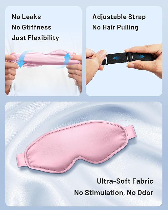 Cooling Eye Mask for Puffy Eyes: Fsa Eligible Items Hsa, Ice Eye Pack for Magraine After Surgery Relief - Reuable Cold Compress for Headache Puffiness - Comfortable Perfect Fit Gel Sleep Mask