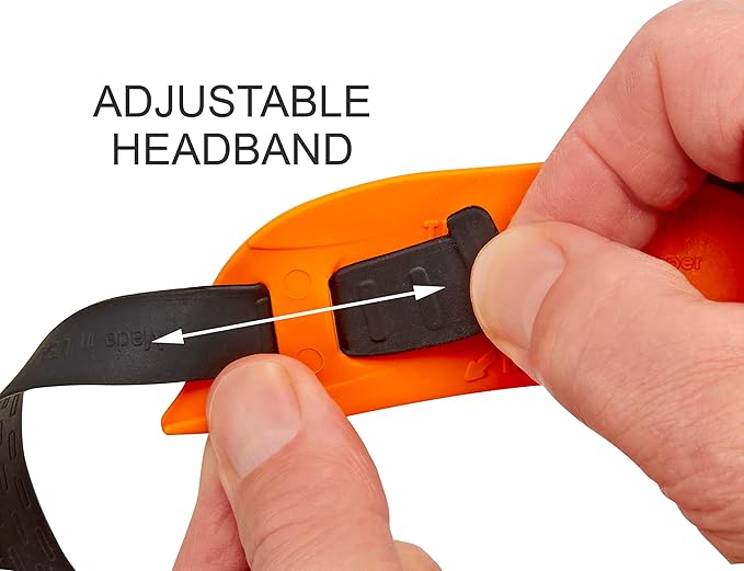 Quality Time Beard Neckline Shaper Guide; Hands-Free, Durable, the Original Premimum Adjustable, Beard Template, Do-it-yourself Neck Haircut Tool, Beard Lineup Shaping Guard/Stencil, Made in USA