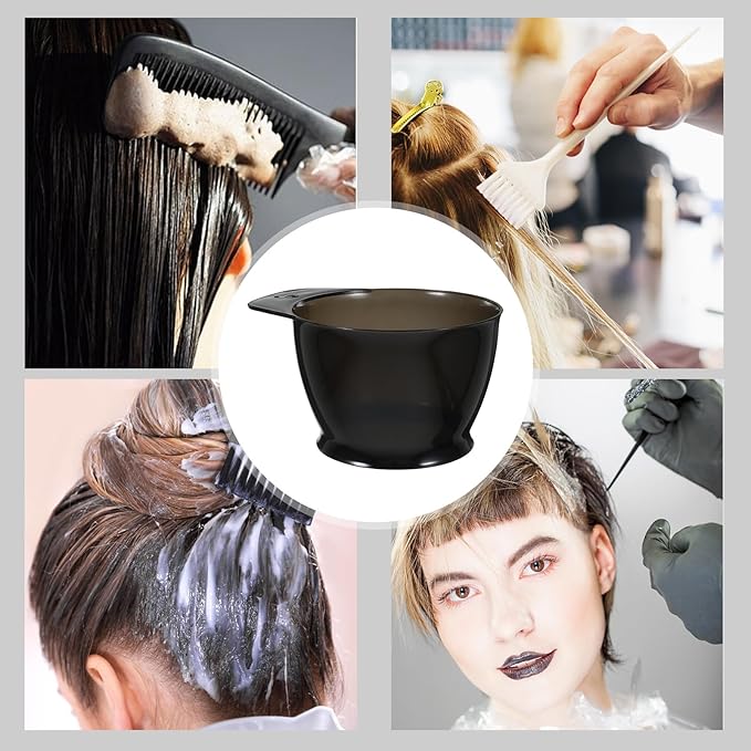 Hair Color Mixing Bowl 6.10 Inch Anti-Slip Hair Dye Bowl with Scale for Salon and Home Hairdressing Color Tinting and Oil Treatment