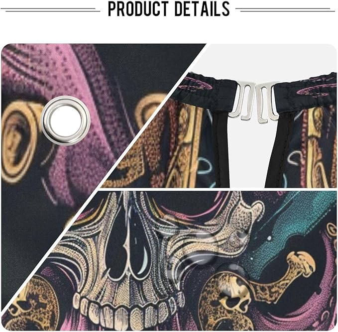 Hair Cutting Cape, Pctopus Skull Pirate Waterproof Salon Barber Apron Cape with Adjustable Neck, Beard Shaving Bib for Men Women Kids, 55x65 Inch