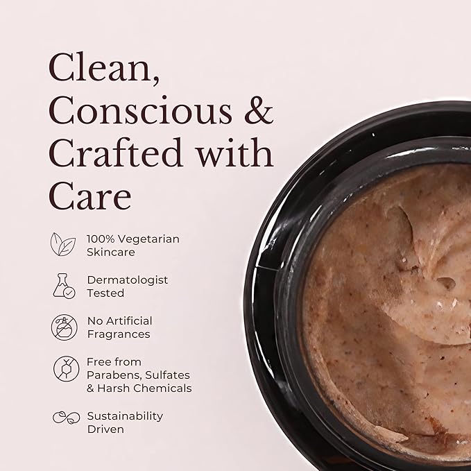 JUARA Candlenut Body Polish - 2-in-1 Exfoliating Body Scrub with Candlenut Oil, Rice Bran & Walnut Shell - Moisturizing Body Exfoliator, No Water Needed, Indonesian Jamu, (7.5 ounce)