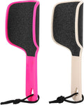2 Pcs Curved Foot File Callus Remover for Feet, U Shaped Foot Scrubber Dual Sided Heel File Scraper Dead Skin Remover