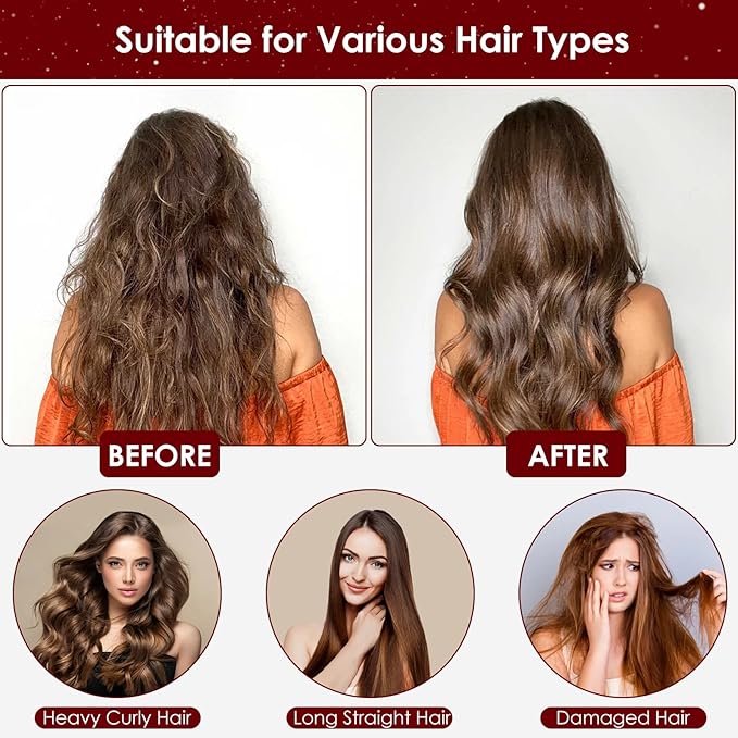 Hair Dryer Bonnet Attachment: Upgraded Extra Large Hooded Dryer Adjustable Hair Dryer Caps - Easy to Use for Natural Curly Textured Hair Care Styling Fast Drying - Rose Gold