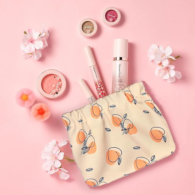 Mini Makeup Bag for Purse - 4 PCS Cosmetic Bags for Women, Waterproof Travel Bag, Lipstick Organizer