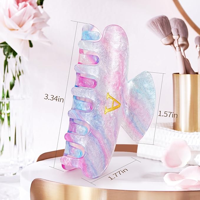 Christmas Gifts for Teenage Girls Birthday Gift for Girls Cute Hair Clips Initial Claw Teacher Gifts for 3 4 5 6 7 8 9 10 11 12 13 Year Old Girl Christmas Gift for Women - Lavender,S