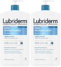 Lubriderm Daily Moisture Lotion + Pro-Ceramide with Shea Butter & Glycerin Helps Moisturize Dry Skin, Hydrating Face, Hand & Body Lotion is Lightly Scented & Non-Greasy, 24 fl. oz (Pack of 2)