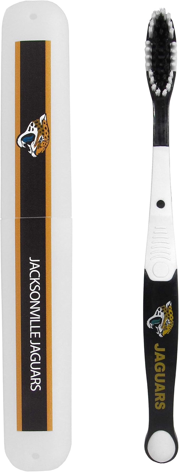 NFL Jacksonville Jaguars Unisex Travel Set Toothbrush and Travel Case
