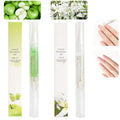 2PCS Cuticle Oil Pens for Nail Care,Cuticle Revitalizer Oil Pen with Soft Brush,Cuticle Oil to Prevent Nail Cracking and Dry (Lily & Apple Flavor)