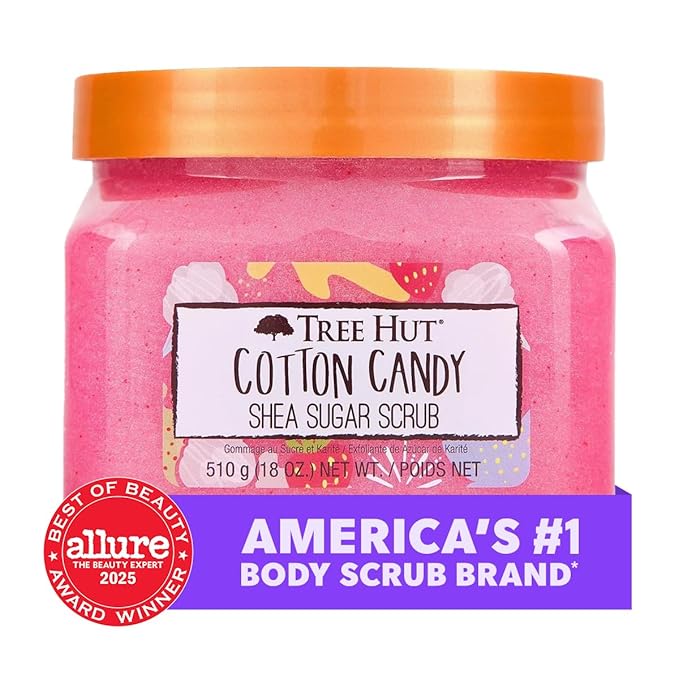Tree Hut Cotton Candy Shea Sugar Scrub, 510 Grams
