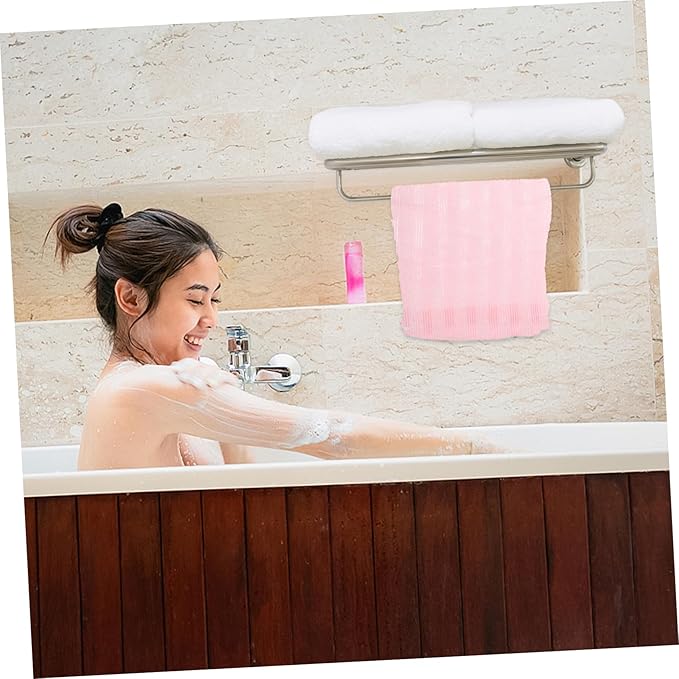 Portable Exfoliating Back Scrubber Strap Dual-Sided Bath Wash Cloth for Deep Cleansing and Relaxation Eco-Friendly Material Travel-Friendly Design for Home Use Go Bathing