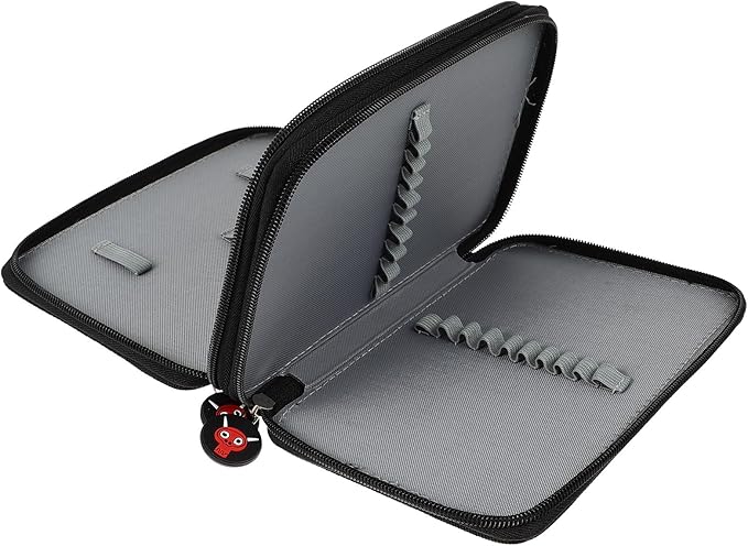 Nail Tool Organizer Bag Small Art Makeup Brush Case Travel Nail Polish Organizer Holds 35 Brush, Travel Cosmetic Storage Bag Fabric Japanese Style Tool Holder