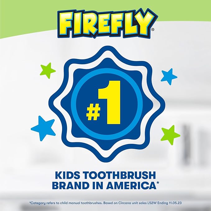 First Firefly Peppa Pig Light Up Timer Toothbrush with Extra Soft Bristles, 1 Count