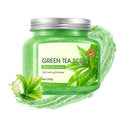 Green Tea Body Exfoliator, Deep Cleaning Exfoliating Body Scrub, Moisturizing Nourishing Salt Rose Body Scrub, 350 g