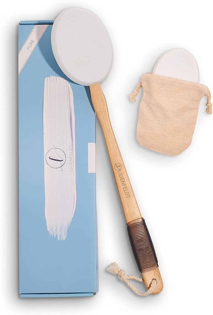 Bamboo Back Brush - Eco-Friendly Long Handled Lotion Applicator - Moisturizing - SKIN CLEANING BRUSH