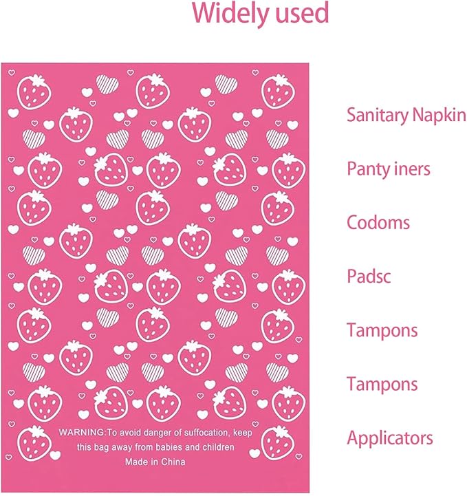 150Pcs Sanitary Napkin Disposal Bags, Feminine Hygiene Disposal Bags, Disposal for Tampons, Liners, and Pads