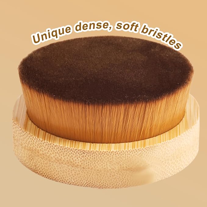 Long Handle Self Tanner Brush, Detachable Back Tanning Applicator for Body and Face, Multipurpose Back Brush Applicator for Fake Tan, Foundation, Lotion, Makeup, Cream, and Sunscreen