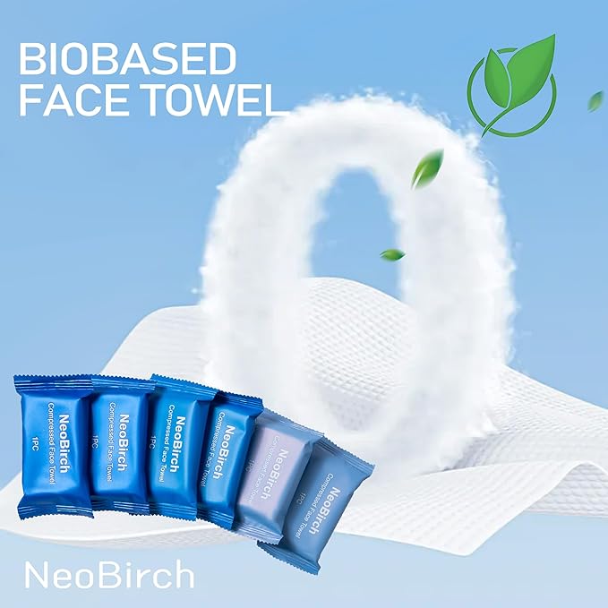 40Pcs Premium Disposable Compressed Face Towels Tablets Large Size Extra Thick Portable Washcloth Facial Tissue for Hotel Camping Travel Outdoor Sports Beauty Hiking Ultra Soft 11.8 x 9.5 inches