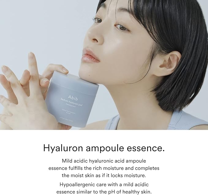 Abib Sedum hyaluron pad Hydrating Touch (75 Pads) | Hydrating for Dry Skin, Korean Skincare