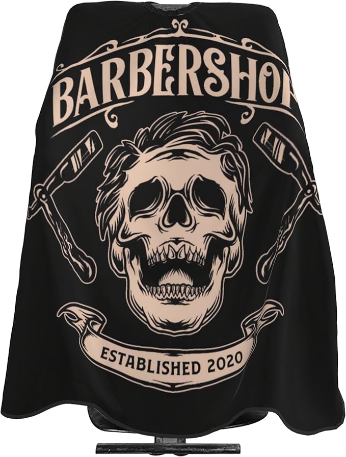 Adult Barber Cape, Professional Salon Haircut Capes, Haircut Kit Hairdressing Apron for Home Salon Barbershop