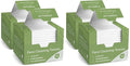 PLANTIFIQUE Disposable Face Towels XL 10"x12" - 100% Biodegradable Viscose Facial Towelettes for Women Skin Care - Toallas para la Cara Desechables, 100 Count (Pack of 2)