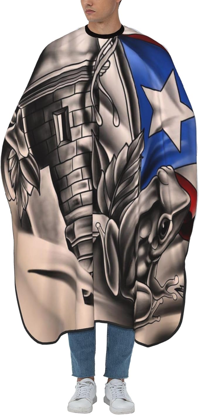 Adult Barber Cape, Professional Salon Haircut Capes, Haircut Kit Hairdressing Apron for Home Salon Barbershop