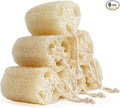 Natural Loofah Sponge, Organic Bath Loofah Pack, Lufas Exfoliating Body Scrubber, Loofas Sponges Shower Loofah for Women and Men, Skin SPA Ecotools- 6 Pack