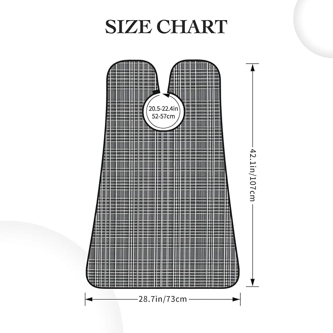 Flag Of Georgia Print Beard Bib Shaving Apron, Beard Hair Trimming Cape Gift For Dad