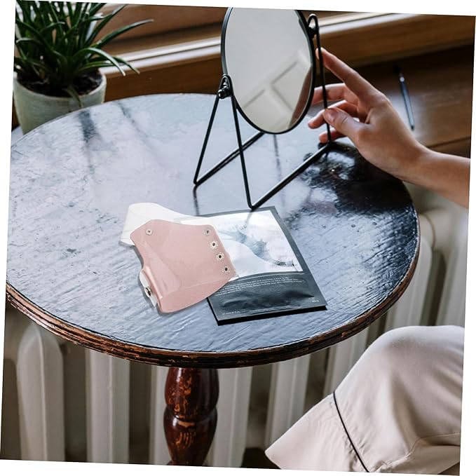 Makeup Mixing Palette Portable Transparent Cosmetic Plate for Professionals Handheld Pu Mixing Tray for Foundation and Color Blending for Makeup Artists and Enthusiasts