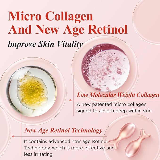 HKH Pro-Retinol Face Serum Capsules – 96 Capsules Anti-Aging & Anti-Wrinkle Skincare with Vitamin A & E - Smooth Fine Lines - Moisturize Hydrate & Firm Skin - Travel-Friendly for Women