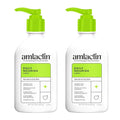 AmLactin Daily Moisturizing Lotion for Dry Skin, 7.9 oz Pump Bottles (Twin Pack), 2-in-1 Moisturizer Body Lotion with 12% Lactic Acid, Dermatologist-Recommended (Packaging May Vary)