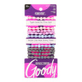 Goody Ouchless Forever Fine Hair Elastics, 10 Ct, Assorted Colors, Damage-Free Bands, 3X Stronger Elastic Ties, Retainable Shape, 16 Strand Inner Core, Styling Accessories for Women & Men