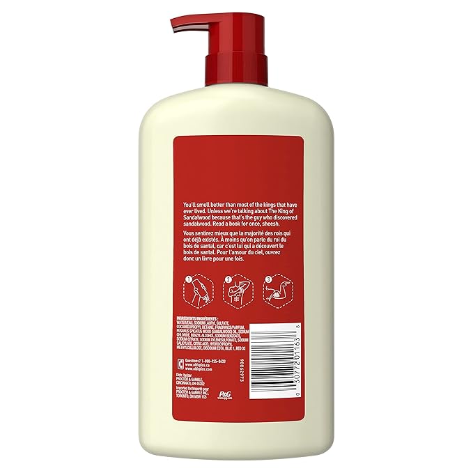 Old Spice Cleansing Body Wash for Men, 24/7 Shower Fresh with Lasting Scent, Cleanse & Refresh, Gentle on Skin, Vitamin B3, Timber with Sandalwood + Cypress Scent, 30 oz (Pack of 4)