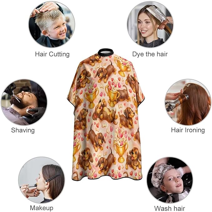 Barber Cape for Kids Funny Duck Haircut Cape Professional Salon Cape Waterproof Hair Cutting Styling Haircut Apron