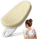 Extra-Large Body Bath Brush with Ergonomic Curved Design,Soft-Medium Bristles for Gentle Exfoliation & Full-Body Cleansing,Comfortable Short Handle Shower Brush for Men & Women